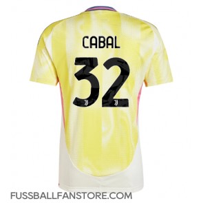 Juventus Juan Cabal #32 Replik Auswärtstrikot 2024-25 Kurzarm